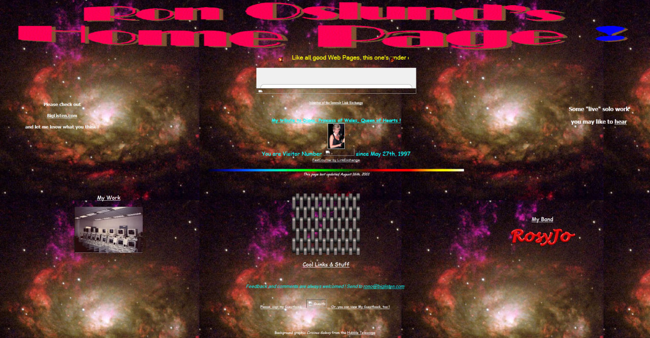 Ron Oslund's Homepage